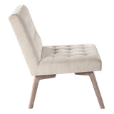 OSP Home Furnishings Sadie Chair in Cottage Fabric Cottage Beige