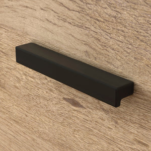 English Elm Lateral File Cabinet With Brown Oak Finish, Full-Extension Drawers For Stylish Home Office Storage B356P367877