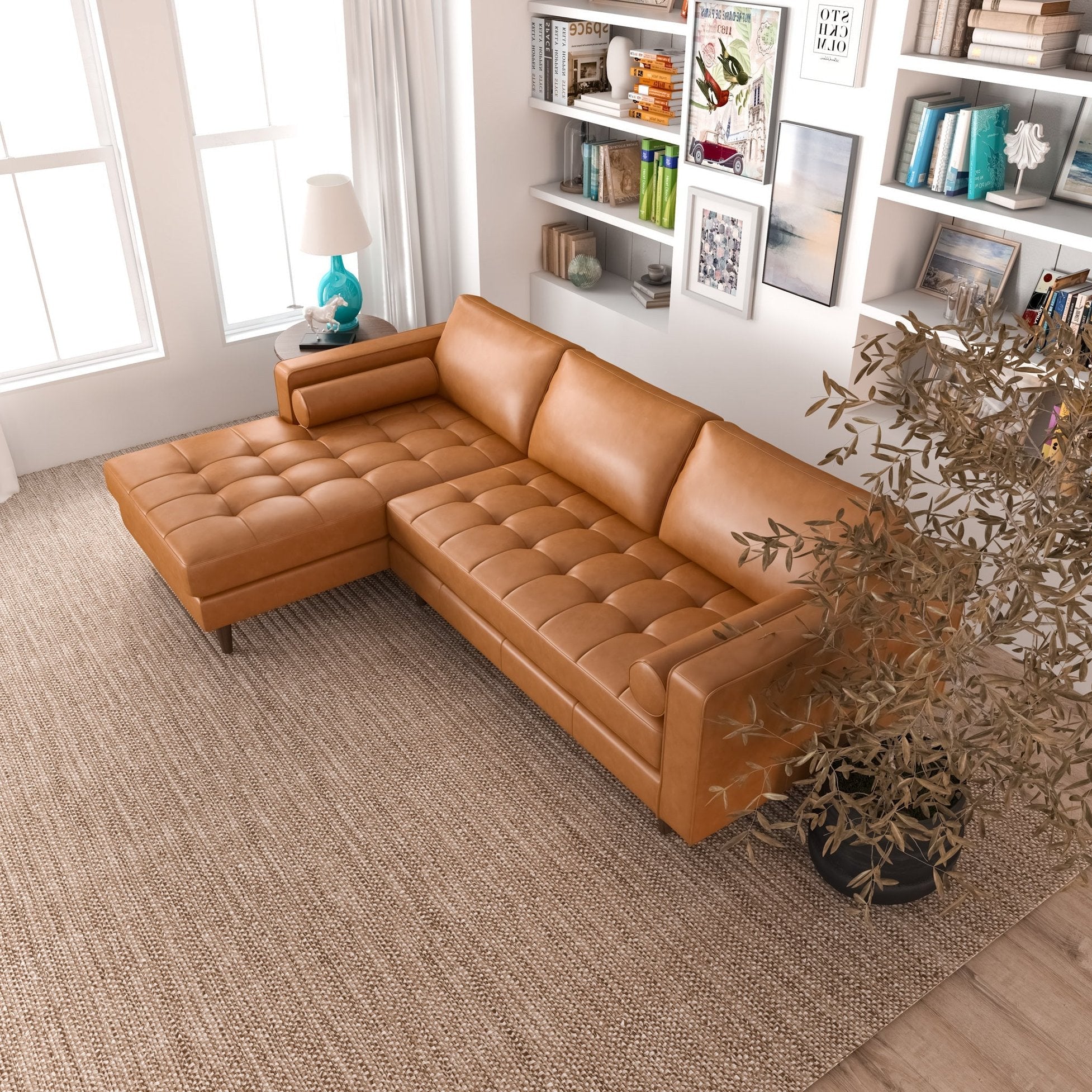 English Elm Anthony Corner Sectional Sofa