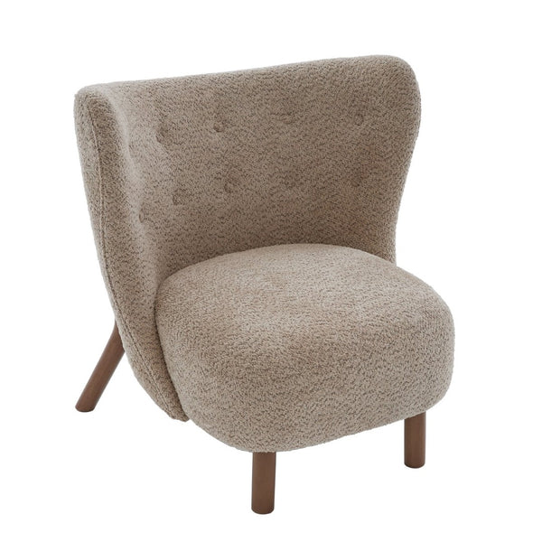 English Elm Swivel Club Chair Barrel Back Faux Leather 360 Degree Turn Living Room Accent Light Brown,Walnut N776P246078B