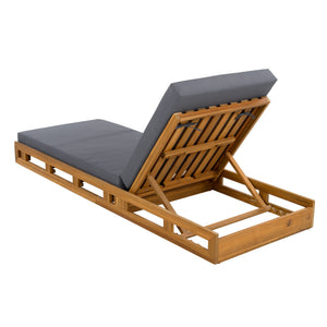 English Elm Christopher Knight Home® - Lounge Chaise Set - Premium Acacia Wood, 4-Inch Thick Water-Resistant Cushions, Adjustable Recline N770P272405T_65429.00CUSHDGRY