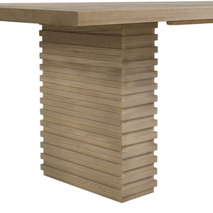 English Elm Christopher Knight Home® - 95Inches Contemporary Industrial Dining Table In Light Ash - Seats 6-10, Durable, Stylish Centerpiece N771P346933A_N771P346934A