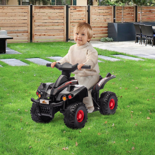 English Elm Qaba 6v Battery Powered Kids Atv Ride on Four Wheeler with Music Ages 2 to 6 W2225P249802