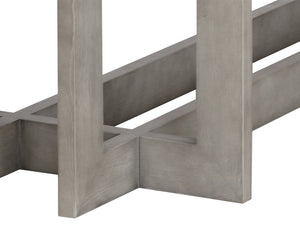 Sunpan Disera 96" Handcrafted Dining Table with Elegant Linear Base and Rich Wood Detail for Any Space Ash Grey V1