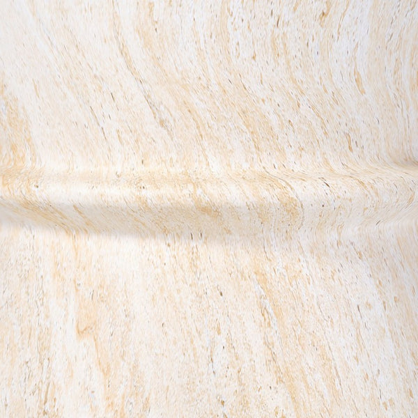 English Elm U_style Hourglass Mgo Concrete Outdoor Accent Table Sculptural Stone Texture Patio Decor Beige,Yellow N711P422072M