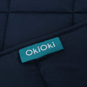 English Elm Christopher Knight Home® - 205T Cotton Weighted Blanket 20lbs – Breathable 7-Layer Cooling Design for Deep Pressure Sleep Aid Navy Blue 72154.00NBLU