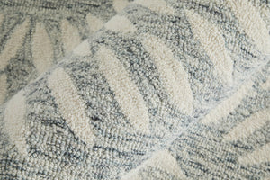 Feizy Rugs Wallace Hand-tufted Wool Rug - Modern Floral & Botanical Design For Stylish, High-traffic Spaces Gray,Ivory Wool Wal8a38fgry000f00