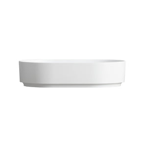 English Elm Solid Surface Pedestal Basin Seamless Non-porous Build for Modern Bathroom Design W2704P206024