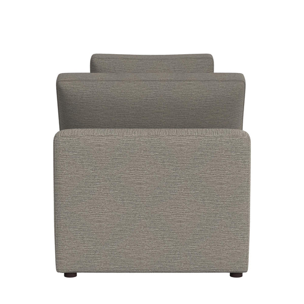 English Elm York Uptown Modular Armless Chair — Deep-Seat Comfort, Overstuffed Cushion & Extra Pillow, Ships Fast B2733P358851