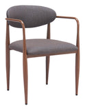 Zens Dining Chair - Set of 2 Truffle Gray 110208 Zuo Modern