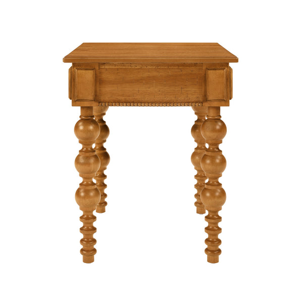 English Elm Solid Wood Coffee Table Set with Drawer Vintage-Inspired Acacia Veneer, Sturdy Rubberwood Legs, Easy No-Tool Assembly Natural W1202S00012