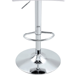 English Elm 4-pack Pu High-back Dining Chairs with Powder-coated Metal Legs for Modern Kitchens White W3875P371068