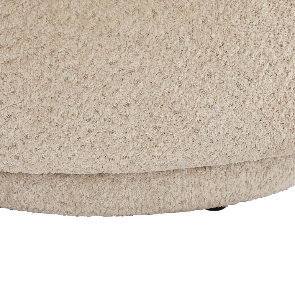 English Elm Accent chair with 360° Swivel, Cloud-Like Upholstery, Compact Space-Saving Design, Supports 260 lbs Beige W820P265188