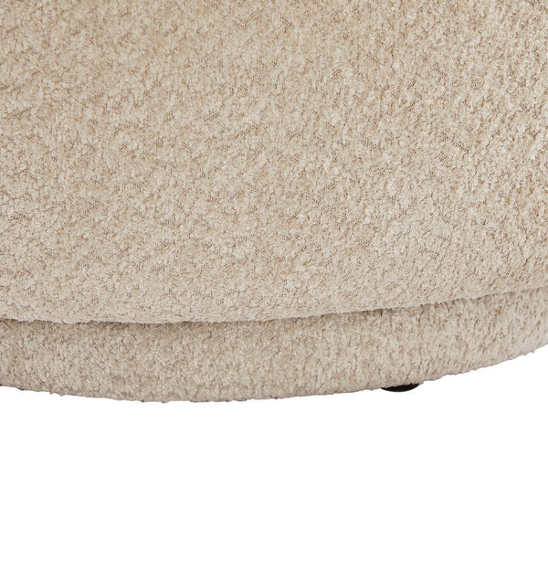 English Elm Accent chair with 360° Swivel, Cloud-Like Upholstery, Compact Space-Saving Design, Supports 260 lbs Beige W820P265188