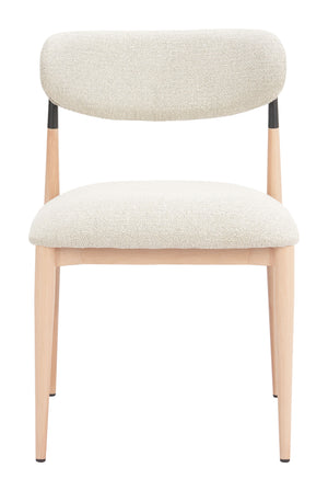 Zuo Modern Equinox Armless Dining Chair Set Of 2 - Stylish Modern Design For Elegant Hospitality Spaces Gray 100% Polyester,Steel 110852-zuo-modern