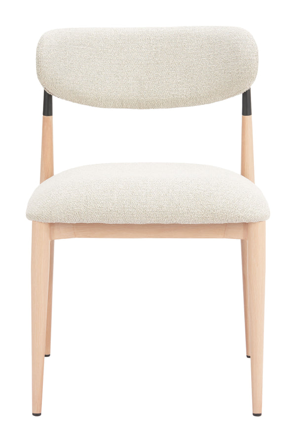 Zuo Modern Equinox Armless Dining Chair Set Of 2 - Stylish Modern Design For Elegant Hospitality Spaces Gray 100% Polyester,Steel 110852-zuo-modern