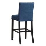 English Elm Elyssia Blue Bar Chair With Padded Seat (Set Of 2)