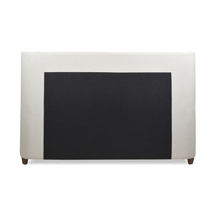 English Elm Manhattan Shelter Wingback Platform Bed Tufted Linen Upholstered King Bedroom Frame B2719P238237