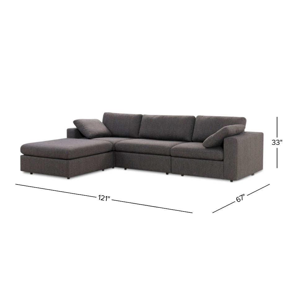 English Elm Cecilia Sectional Sofa - Thumbnail 2
