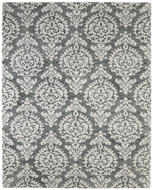 Feizy Rugs Belfort Hand-tufted Wool Rug - Timeless Floral & Botanical Designs For Elegant Home Décor Style Gray,Ivory,Black Wool 8698a26fchl000p00