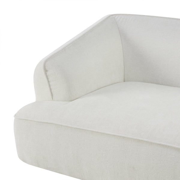 English Elm 122" L-shaped Sectional with Deep Chaise High Density Foam Low Profile Living Room Sofa Beige N767P371309W