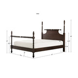 Madison Park Signature Beckett Traditional Bed MPS115-0059 Morocco Brown