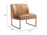 Sante Fe Accent Chair Brown 109526 Zuo Modern