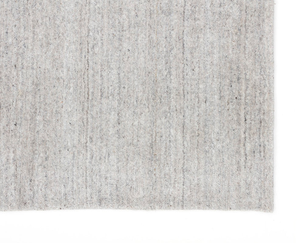 Sunpan ALASKA Hand-Loomed Rug - Artisan Crafted Wool-Blend, Unique Character, Soft Comfort for Any Space Grey 106236