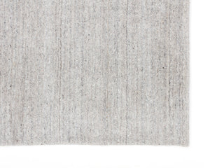 Sunpan Alaska Hand-Loomed Rug - Luxurious Wool-Blend Texture for Cozy Living, Lounge, and Bedroom Spaces Grey / Ivory