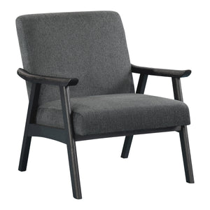 OSP Home Furnishings Weldon Armchair Charcoal