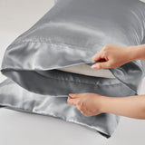 Madison Park Essentials Satin Casual Luxury Sheet Set MPE20-1099 Grey