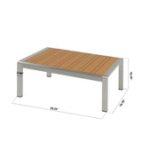 Christopher Knight Home® - Noble House - Cora Outdoor Aluminum Coffee Table