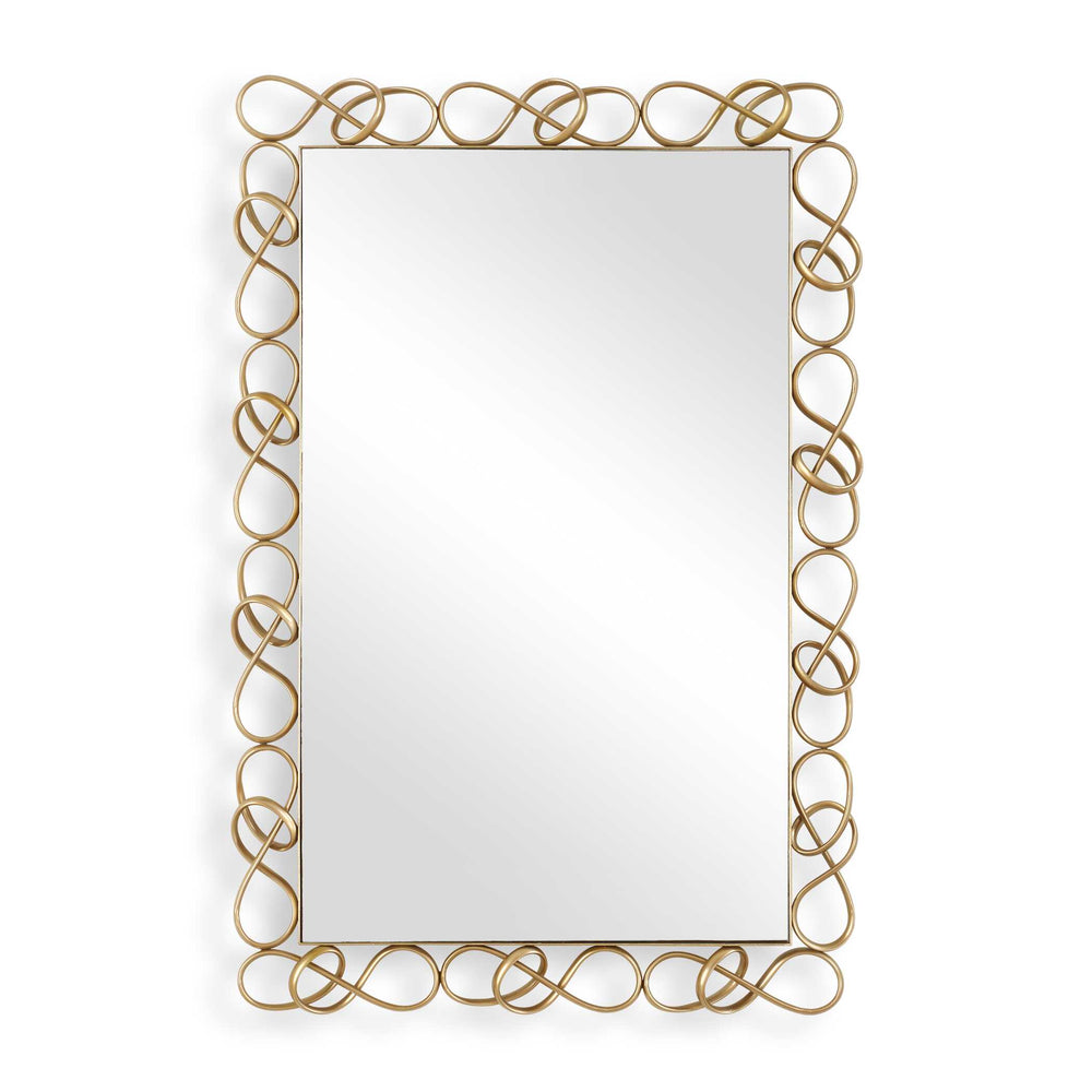 Uttermost Uttermost Infinity Loop Antique Brass Wall Mirror Elegant Statement for Any Room 08283