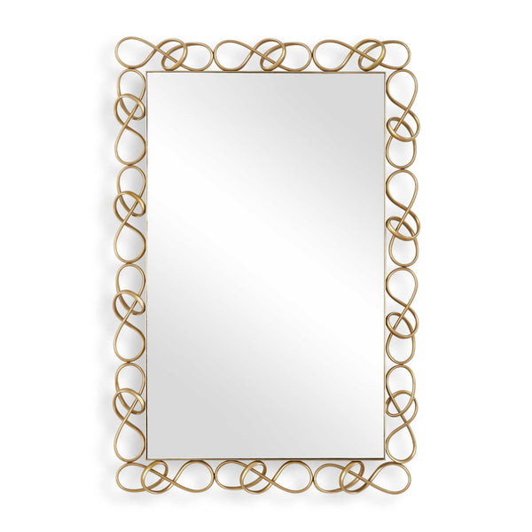 Uttermost Uttermost Infinity Loop Antique Brass Wall Mirror Elegant Statement for Any Room 08283