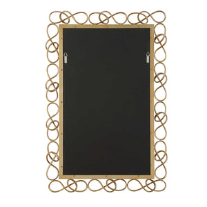 Uttermost Infinity Loop Antique Brass Wall Mirror Elegant Statement for Any Room