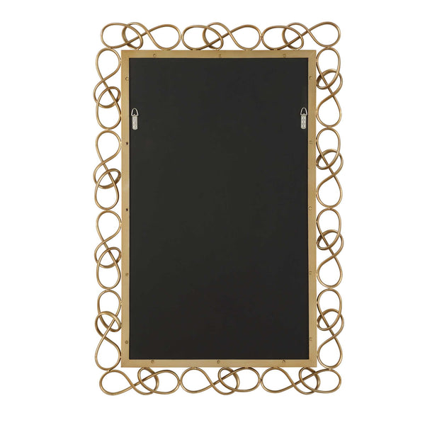 Uttermost Infinity Loop Antique Brass Wall Mirror Elegant Statement for Any Room