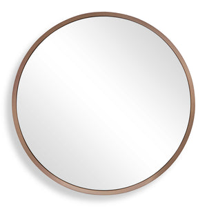 Uttermost Uttermost Torrado Stainless Steel Bronze Round Wall Mirror for Living Room or Entryway 08297