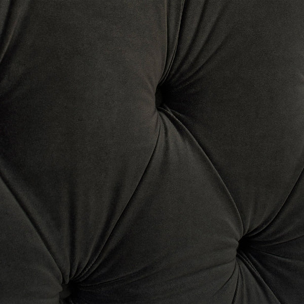 English Elm Jennifer Taylor Home - David Tufted Wingback King Bed with Dark Charcoal Velvet, Nailhead Trim, Solid Hardwood Frame, Luxurious Support B2719P245935