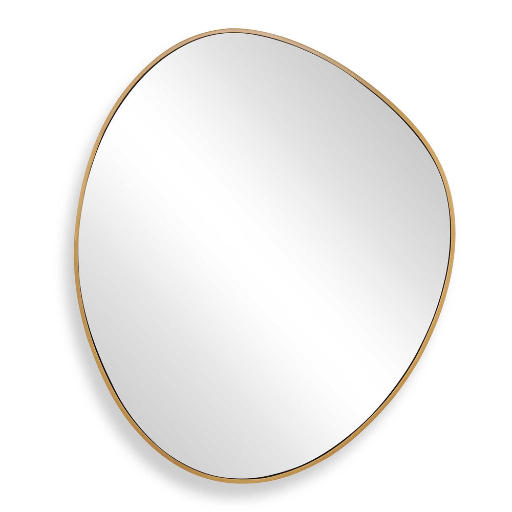 Uttermost Uttermost Organic Sculptural Wall Mirror with Antique Brass Stainless Steel Frame 08304