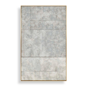 Uttermost Uttermost Rally Antiqued Brass Stainless Frame Oversized Wall Mirror for Entryways 08306