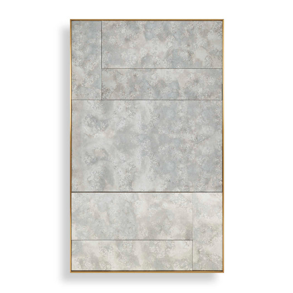 Uttermost Uttermost Rally Antiqued Brass Stainless Frame Oversized Wall Mirror for Entryways 08306