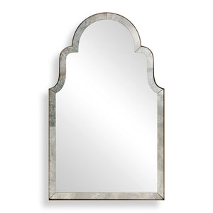 Uttermost Uttermost Brayden Arched Wall Mirror with Antique Brass Steel Frame for Entryways 08309