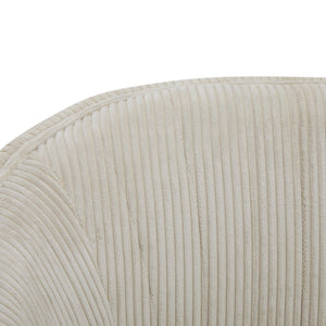 English Elm Christopher Knight Home® - Corduroy Channel-Tufted Recessed Arm Loveseat in Beige with Walnut Legs — Mid-Century Modern Comfort, Durable Pine Frame, Easy Assembly (55.25"L) N771P294708M