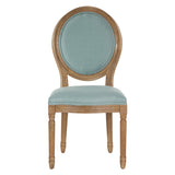 OSP Home Furnishings Lillian Oval Back Chair Klein Sea