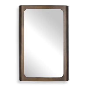 Uttermost Uttermost Fischer Iron Frame Wall Mirror with Warm Golden Bronze Sculptural Finish 08327