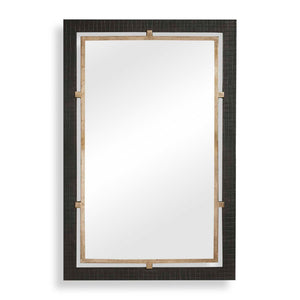 Uttermost Uttermost Guerra Cast Aluminum Wall Mirror with Antique Brass and Bronze Layered Frame 08349