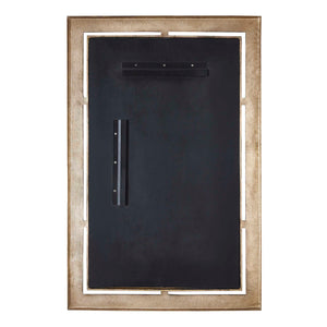 Uttermost Guerra Cast Aluminum Wall Mirror with Antique Brass and Bronze Layered Frame