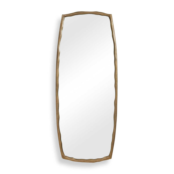 Uttermost Uttermost Adair Full Length Cast Aluminum Antique Brass Wall Mirror for Bedroom 08352