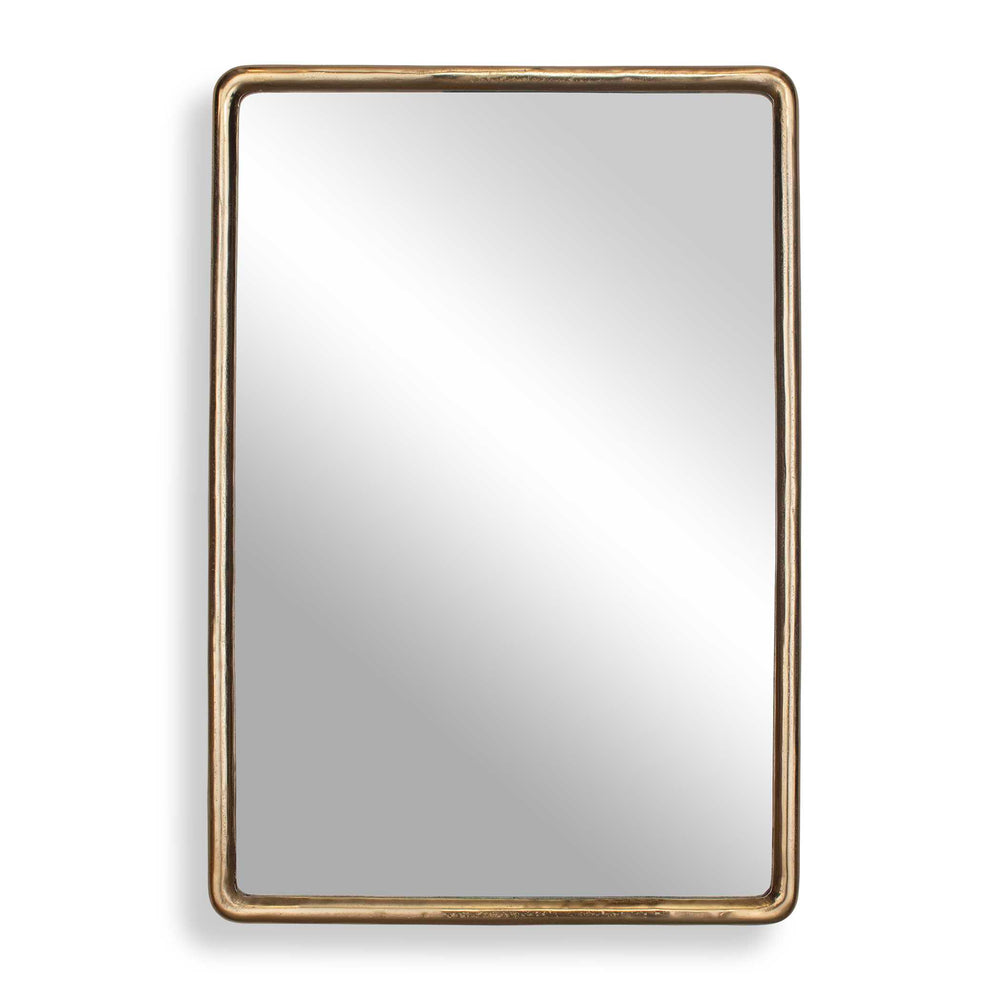 Uttermost Uttermost Burton Cast Aluminum Antique Brass Wall Mirror for Patio or Entryway 08362