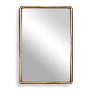 Uttermost Uttermost Burton Cast Aluminum Antique Brass Wall Mirror for Patio or Entryway 08362